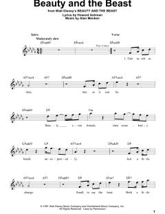 Beauty And The Beast von Alan Menken (Download) 