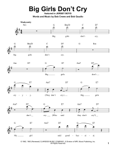 Big Girls Don't Cry von The Four Seasons (Download) 