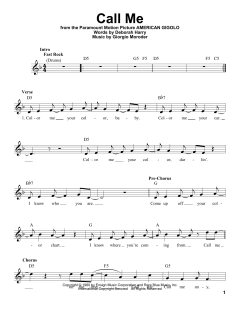 Call Me von Blondie (Download) 