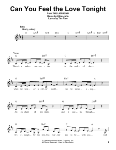 Can You Feel The Love Tonight von Elton John (Download) 