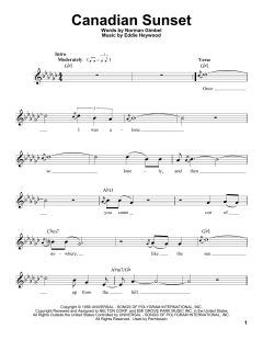 Canadian Sunset von Andy Williams (Download) 