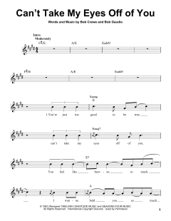 Can't Take My Eyes Off Of You von Frankie Valli (Download) 