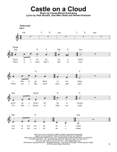 Castle On A Cloud von Alain Boublil (Download) 