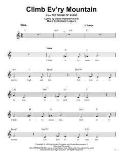 Climb Ev'ry Mountain von Richard Rodgers (Download) 
