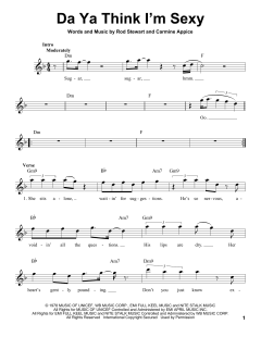 Da Ya Think I'm Sexy von Rod Stewart (Download) 
