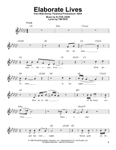 Elaborate Lives von Elton John (Download) 