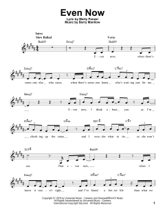 Even Now von Barry Manilow (Download) 