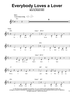Everybody Loves A Lover von Robert Allen (Download) 