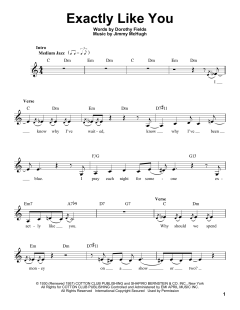 Exactly Like You von Jimmy McHugh (Download) 