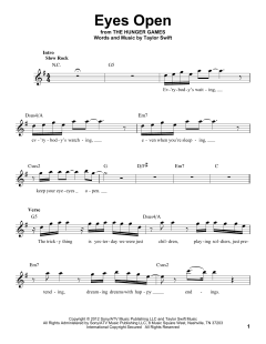 Eyes Open von Taylor Swift (Download) 