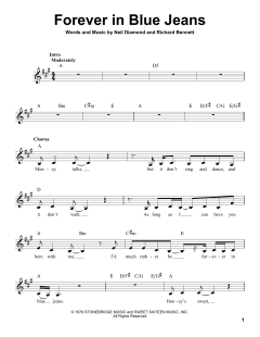 Forever In Blue Jeans von Neil Diamond (Download) 