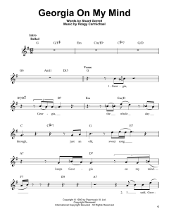 Georgia On My Mind von Ray Charles (Download) 