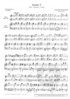 12 Sonaten Band 2 von Giuseppe Sammartini 