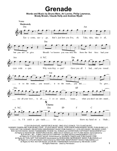 Grenade von Bruno Mars (Download) 