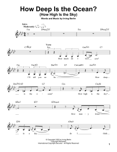 How Deep Is The Ocean von Ben Webster (Download) 