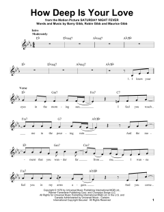How Deep Is Your Love von Barry Gibb (Download) 