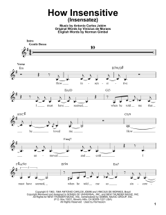 How Insensitive von Antonio Carlos Jobim (Download) 