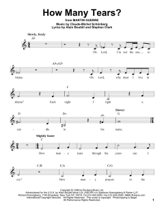 How Many Tears? von Alain Boublil (Download) 