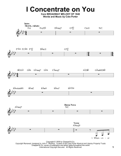 I Concentrate On You von Cole Porter (Download) 