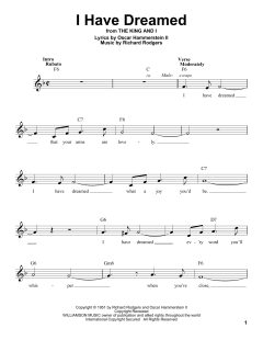 I Have Dreamed von Richard Rodgers (Download) 