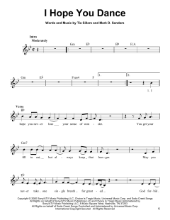 I Hope You Dance von Tia Sillers (Download) 