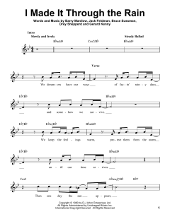 I Made It Through The Rain von Barry Manilow (Download) 