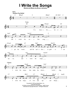 I Write The Songs von Barry Manilow (Download) 