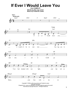 If Ever I Would Leave You von Alan Jay Lerner (Download) 