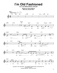 I'm Old Fashioned von Johnny Mercer (Download) 