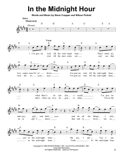 In The Midnight Hour von Wilson Pickett (Download) 