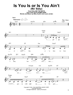 Is You Is, Or Is You Ain't von Louis Jordan (Download) 