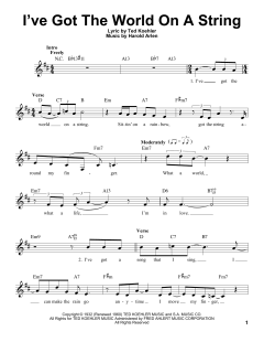 I've Got The World On A String von Dick Hyman (Download) 