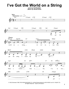 I've Got The World On A String von Dick Hyman (Download) 