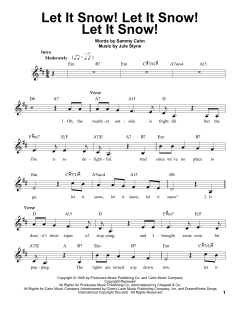 Let It Snow! Let It Snow! Let It Snow! von Jule Styne (Download) 