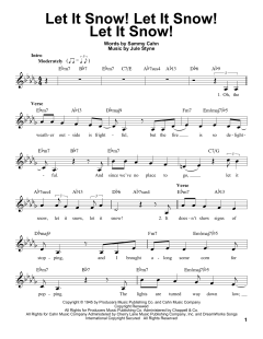 Let It Snow! Let It Snow! Let It Snow! von Jule Styne (Download) 