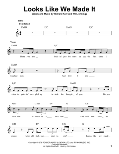 Looks Like We Made It von Barry Manilow (Download) 