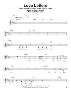 Love Letters von Victor Young (Download) 