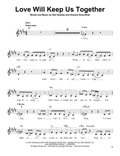 Love Will Keep Us Together von Captain & Tennille (Download) 