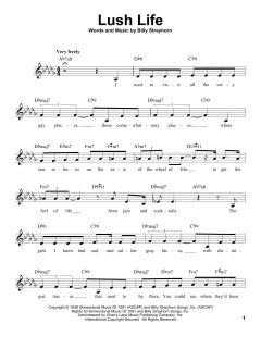 Lush Life von Billy Strayhorn (Download) 