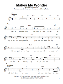 Makes Me Wonder von Maroon 5 (Download) 