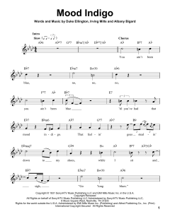 Mood Indigo von Duke Ellington (Download) 