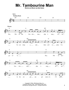 Mr. Tambourine Man von Bob Dylan (Download) 