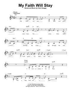 My Faith Will Stay von Cheri Keaggy (Download) 