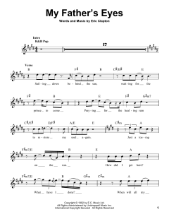 My Father's Eyes von Eric Clapton (Download) 