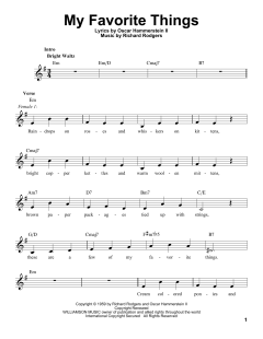 My Favorite Things von Richard Rodgers (Download) 