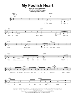 My Foolish Heart von Victor Young (Download) 