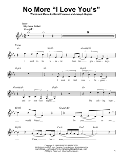 No More "I Love You's" von Annie Lennox (Download) 