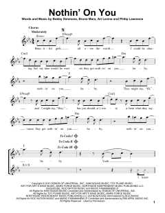 Nothin' On You von Bruno Mars (Download) 