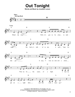 Out Tonight von Jonathan Larson (Download) 