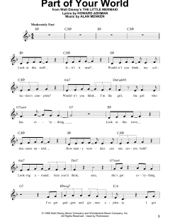 Part Of Your World von Alan Menken (Download) 